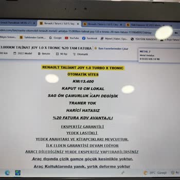 Metal2 Ayıplı Mal Satma