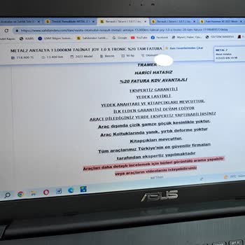 Metal2 Ayıplı Mal Satma