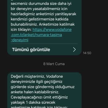 Vodafone Hattımı Taşımama Rağmen Fatura Gelmeye Devam Ediyor.