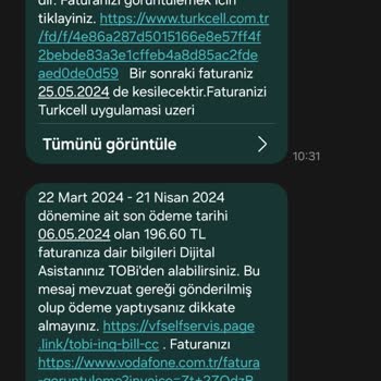 Vodafone Hattımı Taşımama Rağmen Fatura Gelmeye Devam Ediyor.