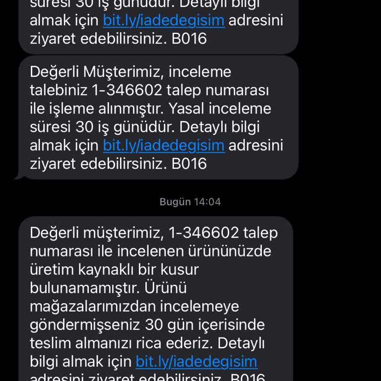 Skechers Müşteri Memnuniyeti Sıfır