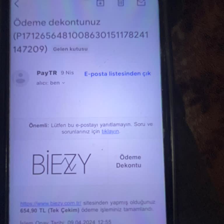 Biezy Butik Ürünüm Hala Kargoya Verilmedi
