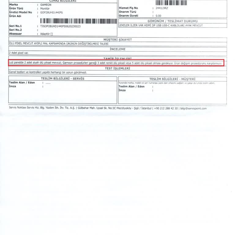 WB Technologies Co Ayıplı Ürüne Bahane Bulmuşlar