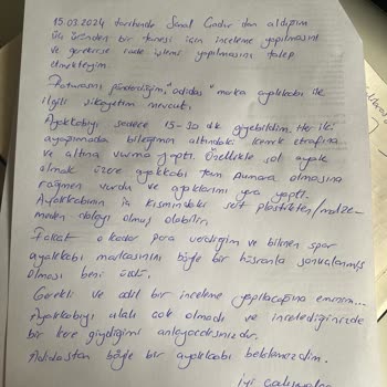 SuperStep Ayağa Vuran Ayakkabı İçin Kullanıcı Hatası Dediler