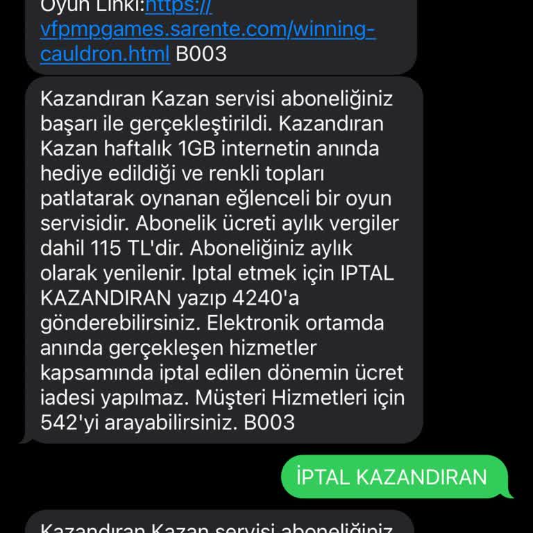 Vodafone Kazandıran Kazan Saçmalığı