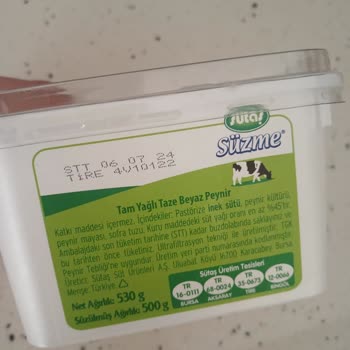 Sütaş Süzme Peynir Bozuk Ürün