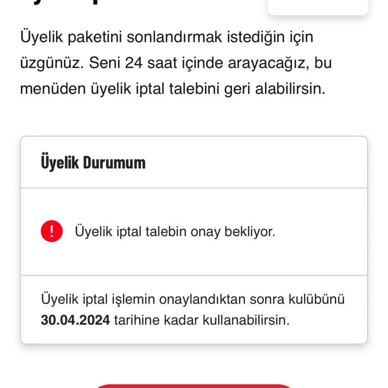 MACFit (İstanbul Avrupa) Macfit Üyeliğimi İptal Etmiyor