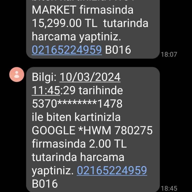 QNB Finansbank Kredi Kartımdam Bilgim Dışı Harcama Yapılması...