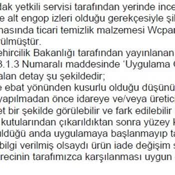 Çanakkale Seramik'in 1. Sınıf Diye Defolu Ürünleri Satması