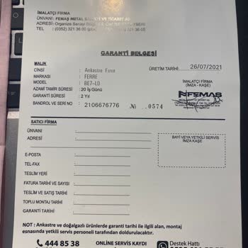 Ferre Markası Servis Umursamazlığı