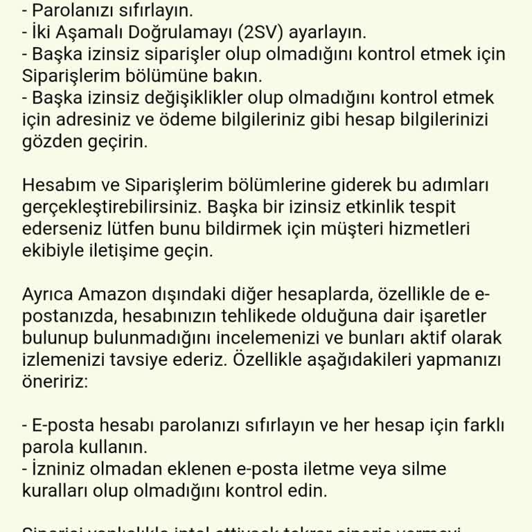 Amazon Prime İşlemi Yapamıyorum Ürün Alırken Şüpheli İşlem Diyor