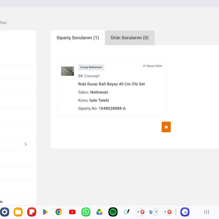 Koçtaş İade Gerçekleştiremiyorum, Mesajlarıma Geri Dönüş Alamıyorum