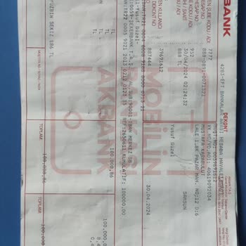 Akbank Hesabımdan İznim Ve Bilgim Olmaksızın Para Çıkışı Oldu