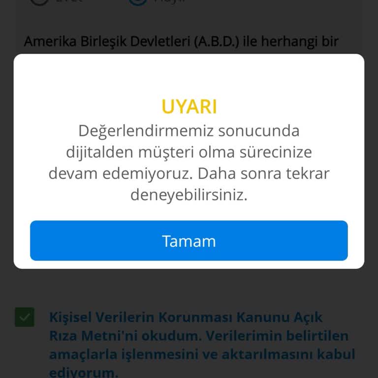 Denizbank Yeni Müşteri Başvurusu