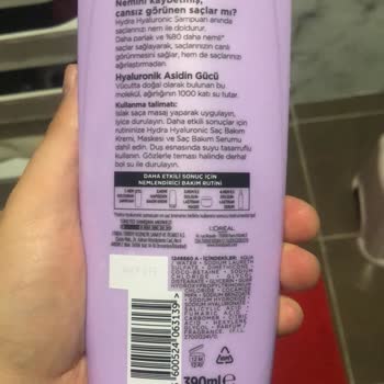 Loreal Paris Hydra Hyaluronic Şampuanın Kalitesizliği