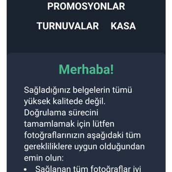 7Slots Hesap Doğrulama Sürekli Red Veriyor