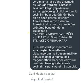 Karcher Siparişim 12 Gün Oldu Gelmedi Asla Bilgi Alamıyorum Ürünümle Alakalı