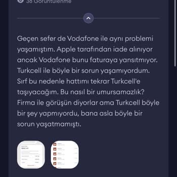 Apple Ve Vodafone İade Problemi
