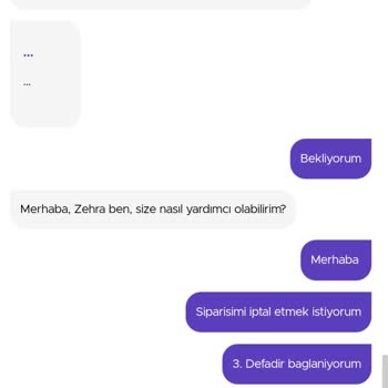 Getir Yemek Pişmanlığı