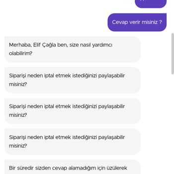 Getir Yemek Pişmanlığı