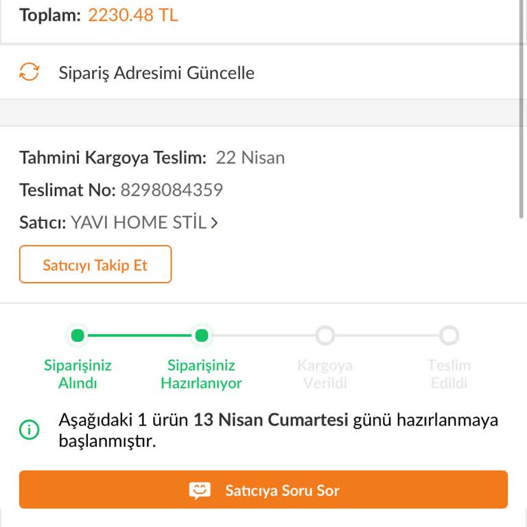 Trendyol Kargolanmayan Sipariş İçin Kupon Tanımlamadı