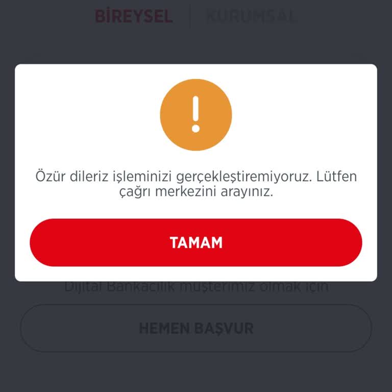 Ziraat Bankası Mobil Engelli Kaldırmak