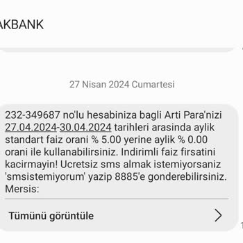 Akbank Kazanan Akbanklı Chip Para Ödenmemesi