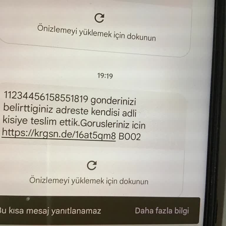 KARGOMsende Teslim Edilmemiş Siparişim Teslim Edilmiş Görünüyor