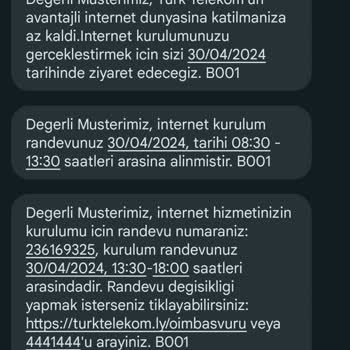 Türk Telekom Kurulum Randevusu Sürekli Erteleniyor Bu Mu Muhatabı Var