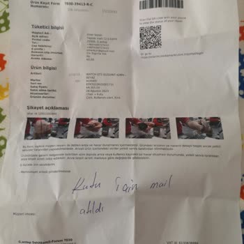 Media Markt Akıllı Saat Kordonu Ve Hediye Çeki Sorunu