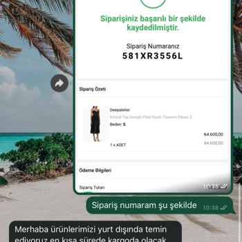 Deep Atelier Sipariş İptali İstiyorum İptal Etmiyorlar