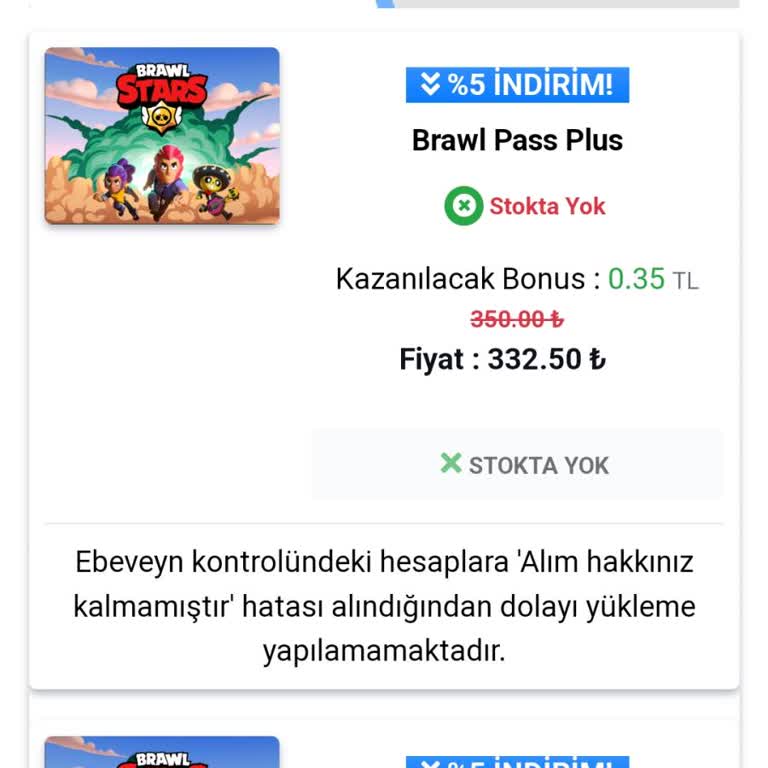 Vatangame.com Ebeveyn Kontrolündeki Hesaplara 'Alım Hakkınız Kalmamıştır' Hatası