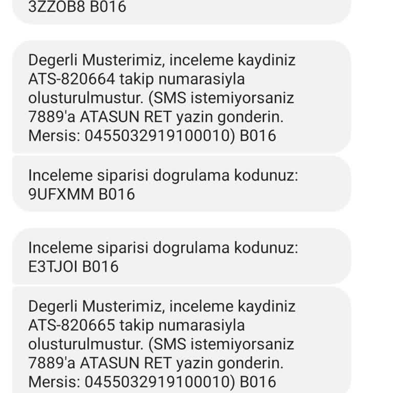 Atasun Lens Değişim Mağduriyeti