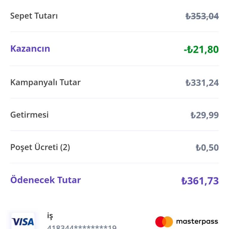 Getir Teslim Edilmeyen Paketin Edildi Gösterilmesi