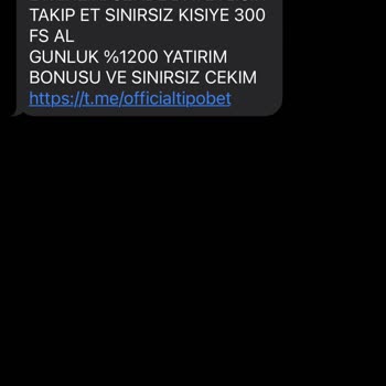 Vodafone 37 İle Başlayan Bahis Mesajları