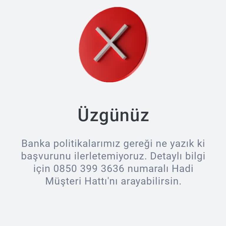 A101 Hadi Kartı Yükseltme Hatası