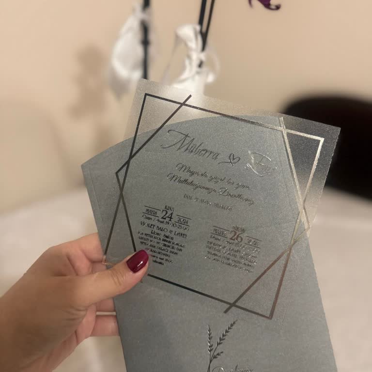 Çakıl Davetiye Vasat Davetiye Firması