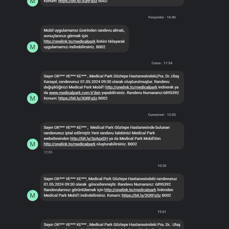 Medical Park Göztepe Hastanesi Randevuları Dahi Doğru Alamıyor