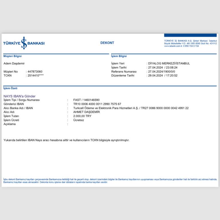 Paycell İbana Attığım Paramı Vermiyor