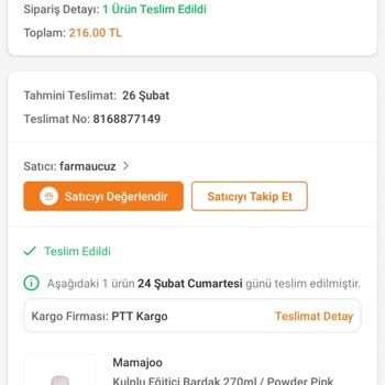 Mamajoo Biberonda Su Jelleşiyor