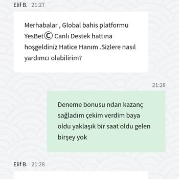Yesbet Güvenilmez Bir Site