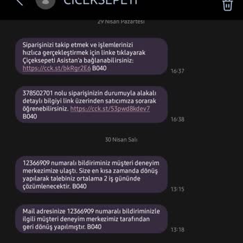 Çiçek Sepeti Acilen Bu Hatasını Düzeltmesini Talep Ediyorum
