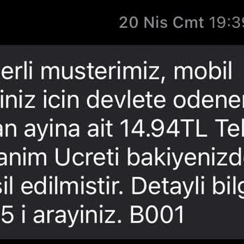 Pttcell Olmayan Telsiz Kullanım Borcu