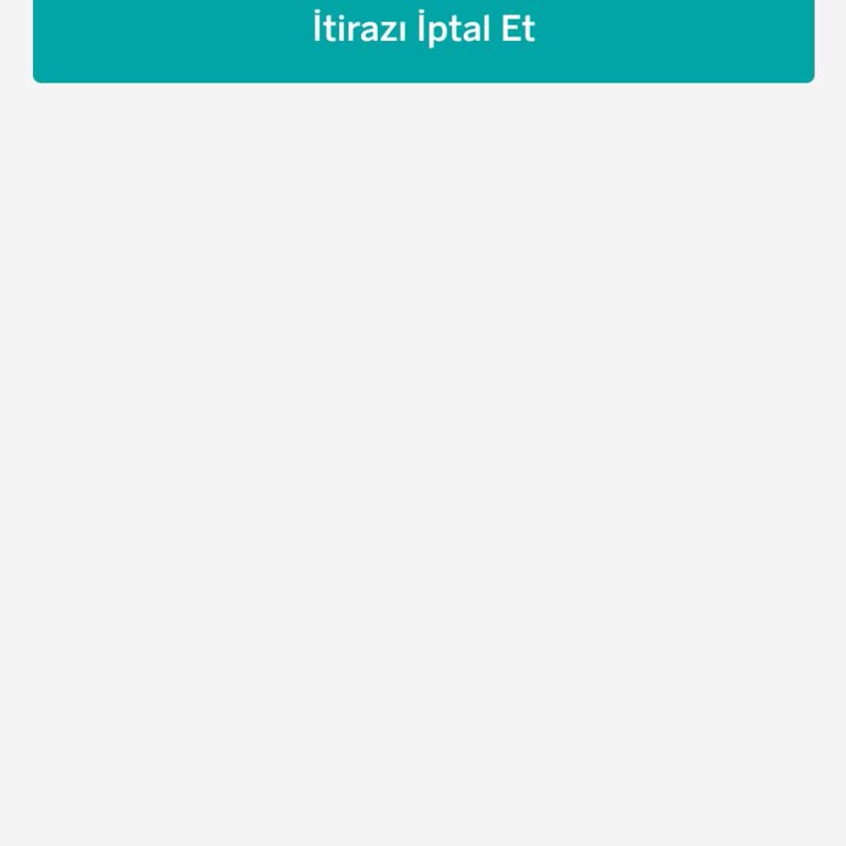 Garanti Bankası Kart İşlem İtirazıma Cevap Vermiyor