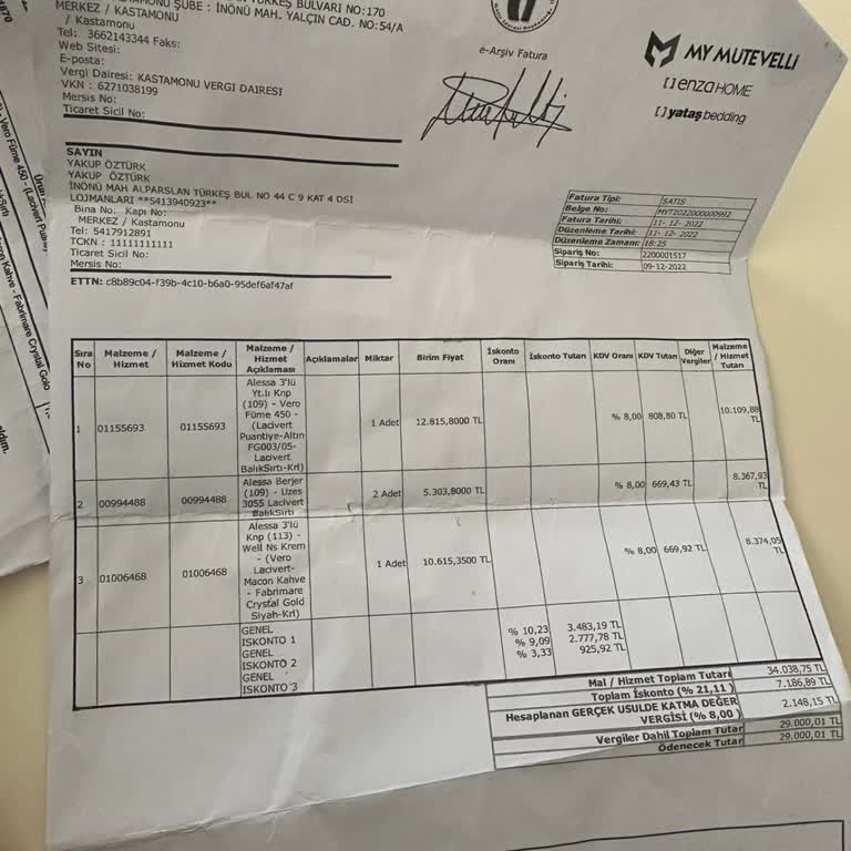 Enza Home Parama Yazık Oldu