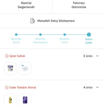 A101 Kapıda Siparişi Bilgim Dışında İptal Etti