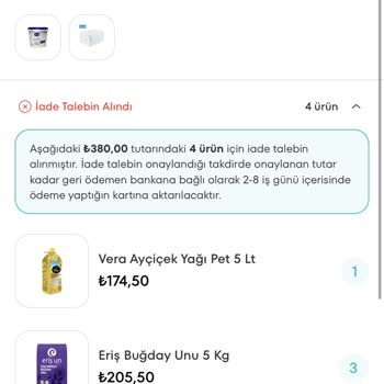 A101 Kapıda Siparişi Bilgim Dışında İptal Etti