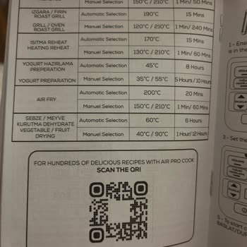 Karaca Züccaciye Karaca Air Pro Cook XL QR Kod