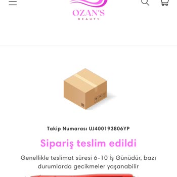 Ozan’s Beauty Ürün Teslim Etmeme!