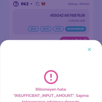 Pancakeswap Binance'de Satış Hatası: Rez Token Yatırımı Güven Sorunu